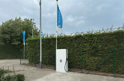Smappee EV Ultra snellader geïnstalleerd door Certipower bij Boomkwekerij Willaert in Roeselare