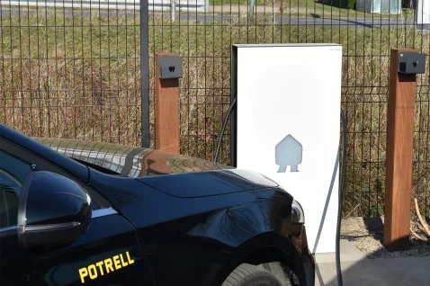 Smappee EV Base laadpaal bij Potrell in Izegem