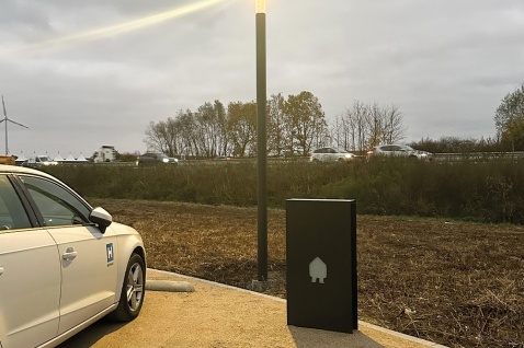 Zwarte Smappee EV Base toestellen bij Hectaar in Roeselare.
