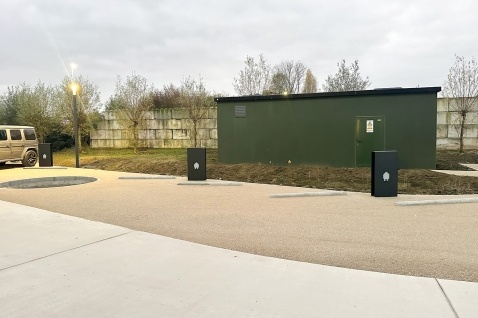 Zwarte Smappee EV Base toestellen bij Hectaar in Roeselare.