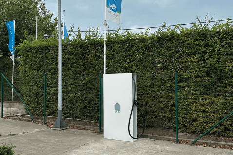 Smappee EV Ultra snellader geïnstalleerd door Certipower bij Boomkwekerij Willaert in Roeselare